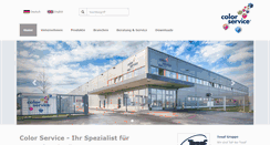 Desktop Screenshot of color-service.de