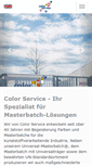 Mobile Screenshot of color-service.de